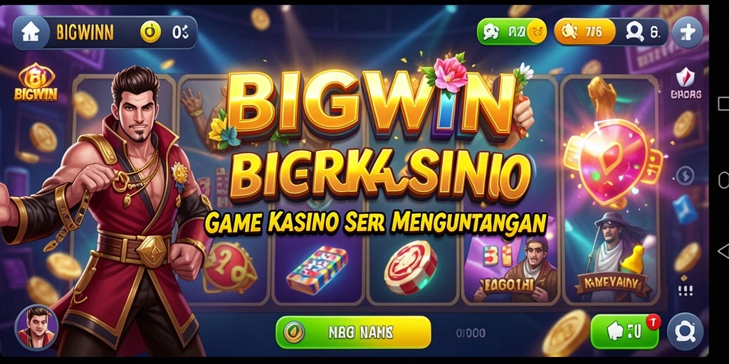 Tampilkan gameplay Kasino yang seru dan mendebarkan di BIGWIN.