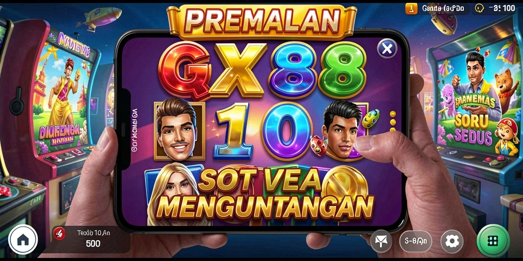Tampilan menarik dari gameplay GX88 yang mendebarkan.
