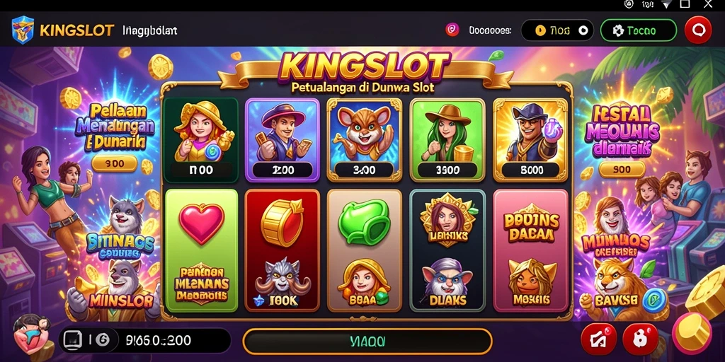 Tampilan menarik selama gameplay KINGSLOT yang penuh petualangan.