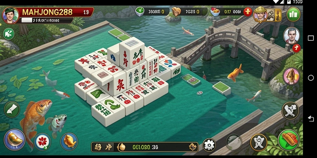 Tangkapan ikan yang sangat realistis dalam game MAHJONG288.