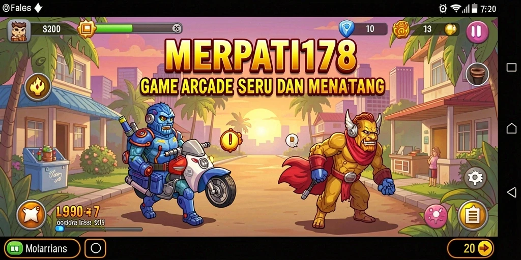 Tampilan gameplay seru dari MERPATI178 yang menantang.