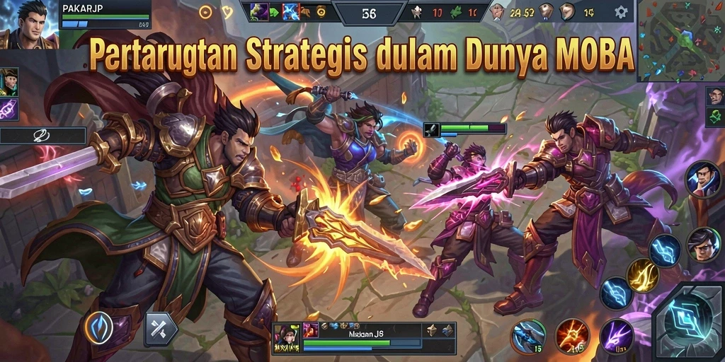 Tampilan gameplay menarik dari PAKARJP, penuh aksi dan strategi.