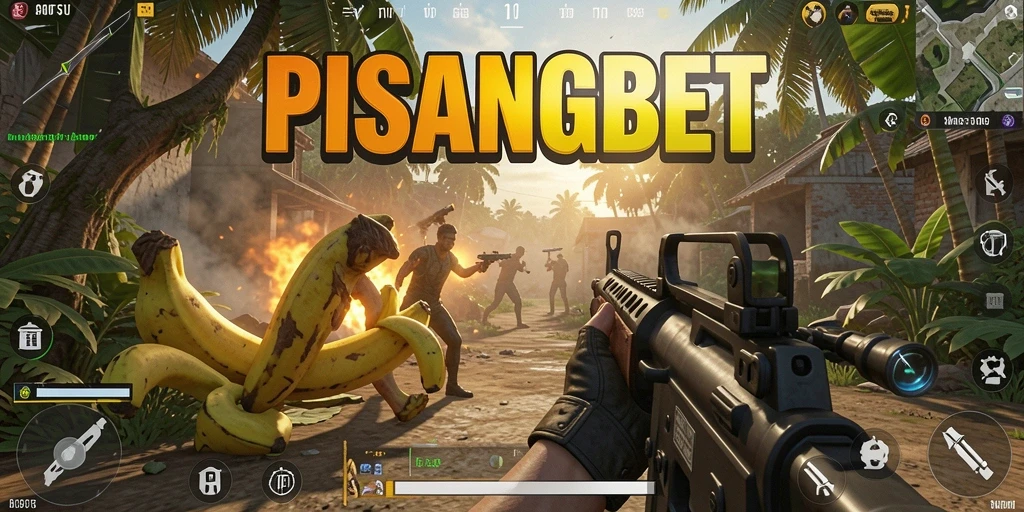 Tampilan seru dari gameplay PISANGBET dengan aksi tembak menembak intens.