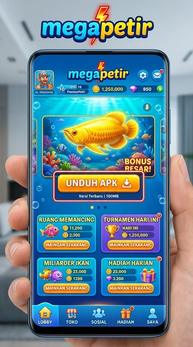 Proses pencarian aplikasi di megapetir yang mudah.